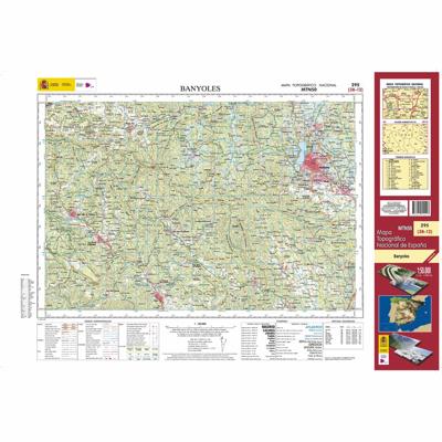 Topografische kaart 295 MT50 Banyoles | CNIG - Instituto Geográfico Nacional1