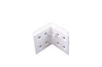 Waelbers Versterkingshoek 40x40mm wit - 50 Stuk(s) - 4315.11