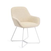 Jesper Home Eetkamerstoel 'Kushi' Beehive White, kleur Trouty Tinge