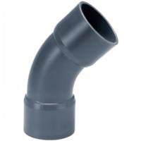 Europond PVC Bocht 45° 110mm - Duurzame Lijmverbinding voor Optimale Vijverwatercirculatie