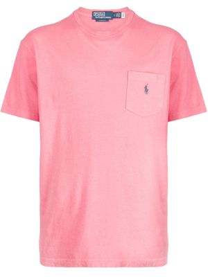 Polo Ralph Lauren t-shirt à motif brodé - Rose