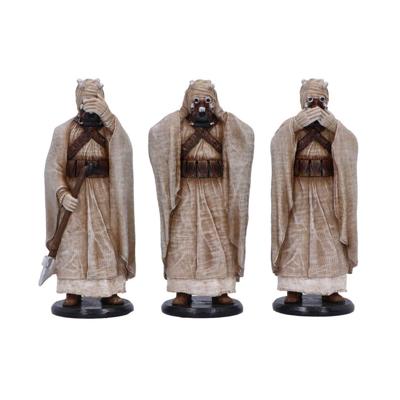 Original Stormtrooper Statue Three Wise Tusken Raiders 14 cm