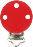 Opry Siliconen speenklem Rood 29,5x42,7mm