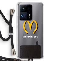 I'm lovin' you: Xiaomi Mi Mix 4 Transparant Hoesje met koord