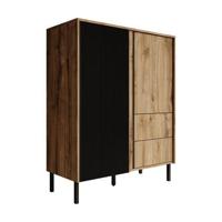 Meubella Dressoir Margareth - Eiken - 100 cm - Hoog - thumbnail