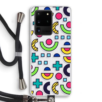 8-bit N°6: Samsung Galaxy S20 Ultra Transparant Hoesje met koord