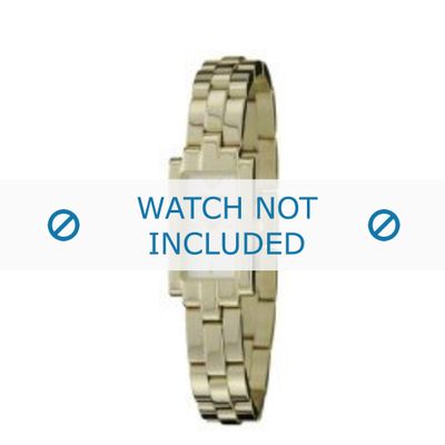 Armani horlogeband AR-5464 Staal Goud (Doublé) 23mm