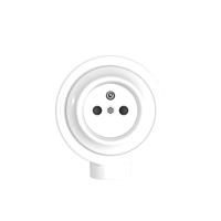 Porselein stopcontact opbouw rond voor 20mm buis
