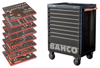 Bahco Gereedschapswagen voor automotive - 357-delig - AUTO