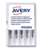 Avery av-ntgs005 naalden textielpistool 5 naalden voor ridderspoortang Avery av-ntgs005 naalden textielpistool 5 naalden voor ridderspoortang