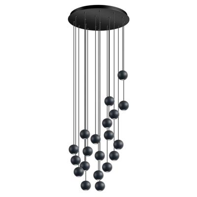 ETH Design hanglampGrace 20-lichts zwart - 05-HL4514-30