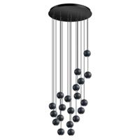 ETH Design hanglampGrace 20-lichts zwart - 05-HL4514-30