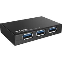 D-Link DUB-1340/E USB 3.2 Gen 1-hub 4 poorten Zwart - thumbnail