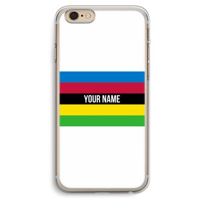 WK Wielrennen: iPhone 6 Plus / 6S Plus Transparant Hoesje WK Wielrennen: iPhone 6 Plus / 6S Plus Transparant Hoesje