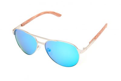 Kost zonnebril unisex blauw/zilver (PZ20 013) Kost zonnebril unisex blauw/zilver (PZ20 013)