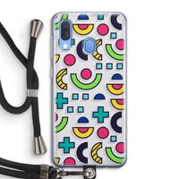 8-bit N°6: Samsung Galaxy A40 Transparant Hoesje met koord