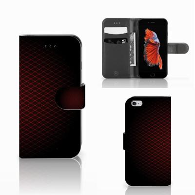 Apple iPhone 6 | 6s | Telefoon Hoesje | Geruit Rood