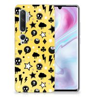 Silicone Back Case Xiaomi Mi Note 10 Pro Punk Geel