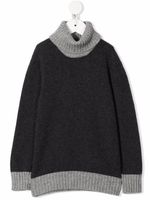 Siola pull bicolore en maille - Gris - thumbnail