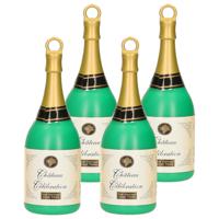 4x Ballon gewichten champagnefles 163 gram