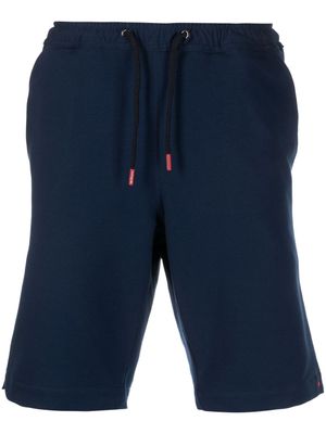 Kiton short de sport à lien de resserrage - Bleu