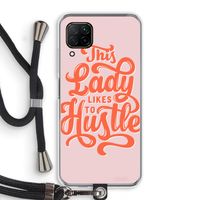 Hustle Lady: Huawei P40 Lite Transparant Hoesje met koord