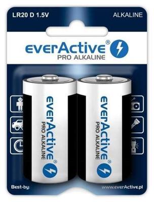 Alkaline batterijen everActive Pro Alkaline LR20 D - blister 2 stuks