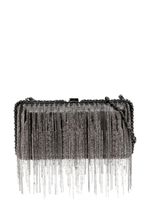 CHANEL Pre-Owned pochette à franges en chaîne (2017) - Noir