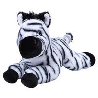 Pluche knuffel dieren Eco-kins zebra van 30 cm   -