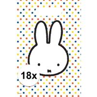 Nijntje thema uitdeelzakjes/snoepzakjes - 18x stuks - 30 x 21 cm - Feestzakjes - Kinderfeestje Nijntje thema uitdeelzakjes/snoepzakjes - 18x stuks - 30 x 21 cm - Feestzakjes - Kinderfeestje