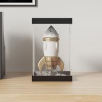 VidaXL Vitrine transparant 14x14x22 cm acryl