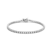 14k Witgouden Tennisarmband met Lab Grown Diamanten - 17.5cm