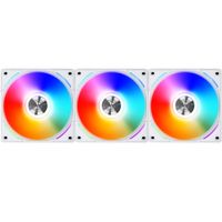 Lian Li UNI FAN AL120 Triple Pack case fan RGB leds, 4-pins PWM fan-connector, Incl. controller