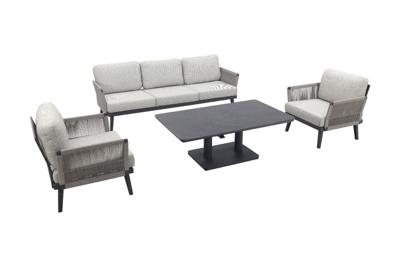 Elion loungeset met Ramin up down tuintafel