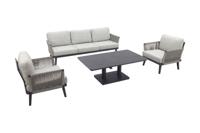 Elion loungeset met Ramin up down tuintafel