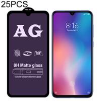 25 stuks AG matte anti blauw licht volledige dekking gehard glas voor Xiaomi Redmi Note 7 Pro
