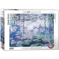 Eurographics Puzzel Waterlilies - Claude Monet (1000 stukjes) - thumbnail