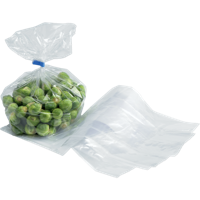 Zak | Zijvouwzak | LDPE | 20/ 4x35cm | 20my | transparant | 1000 stuks