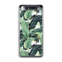 Bananenbladeren: Samsung Galaxy A80 Transparant Hoesje