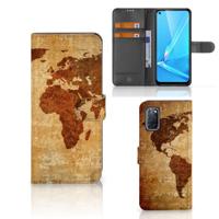 OPPO A72 | OPPO A52 | Flip Cover | Wereldkaart