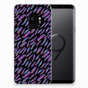 Samsung Galaxy S9 TPU bumper Feathers Color