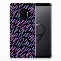 Samsung Galaxy S9 TPU bumper Feathers Color - thumbnail