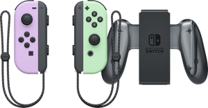 Nintendo Switch Joy-Con Pastel Set Paars/Groen + Nintendo Switch Joy-Con Charge Grip