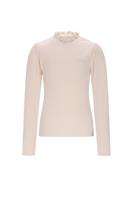 NoNo winter jersey t-shirt meisjes - ivoor - Koss - ecovero, rib