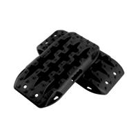 Starthulp Bandenladder voor Zand/Modder/Sneeuw Tractiemat voor Campers Personenauto's Vrachtwagens Zwart 58 x 31 x 6 cm 2 Stuks