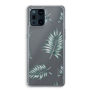 Simple leaves: Oppo Find X3 Pro Transparant Hoesje