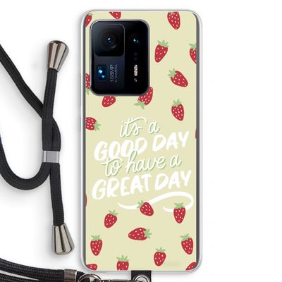 Don't forget to have a great day: Xiaomi Mi Mix 4 Transparant Hoesje met koord