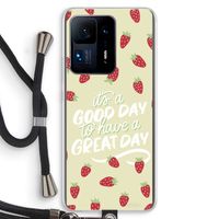Don't forget to have a great day: Xiaomi Mi Mix 4 Transparant Hoesje met koord