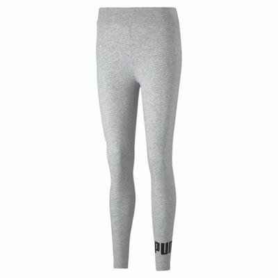 Sportleggings voor Dames Puma Essentials Logo Lichtgrijs - Maat: L