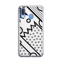 Pop Art #4: Samsung Galaxy A40 Transparant Hoesje